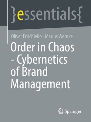 cover image of Order in Chaos--Cybernetics of Brand Management